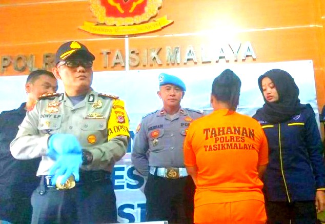 Pembunuh dan Pembuang Orok Diungkap Polres Tasikmalaya