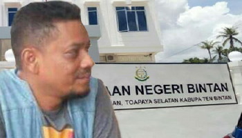 Biaya Minum Makan Sekda Bintan Tahun 2017 Terendus Penyalah Gunaan