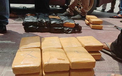 Melintas di Simpang Bingung F Ditangkap dengan BB Ganja Kering