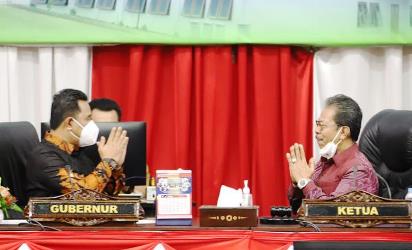 Rancangan KUPA-PPAS Perubahan APBD TA 2020 Disampaikan Gubernur Bahtiar