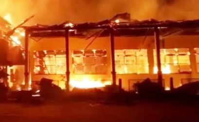 Sejumlah Ruangan SMKN 4 Kendari Jadi Abu