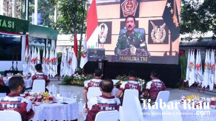 Panglima TNI Himbau Peserta Kejurnas Menembak Virtual di Senayan Sportif