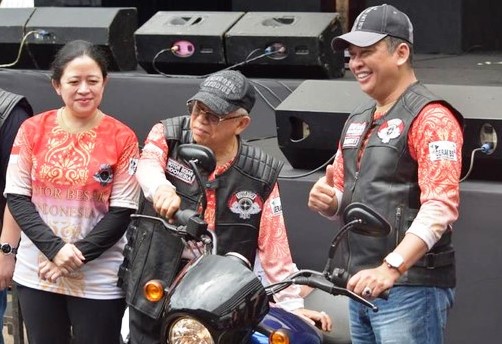 Wapres Pakai Seragam Moge, Warga Ckck