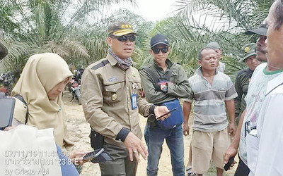 Sulitnya Medan Kegiatan Rutin UPT Tahura Minas Diposting di Medsos