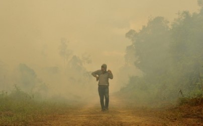 Akibat Jerebu Karhutla OKI, 73 Warga Pacur, Kayuagung, Terpaksa Dievakuasi