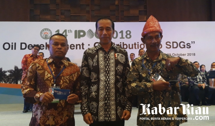 Petani Sawit Swadaya Petapahan Raih Penghargaan di IPOC 2018