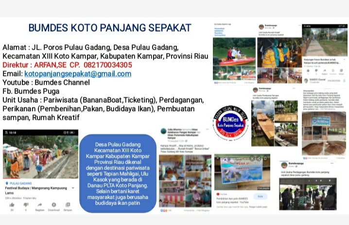 Wakili Riau, BUMDes KPS Pulau Gadang Terpilih Jadi Nominasi Peserta Dialog BUMDes Digital Tingkat Nasional