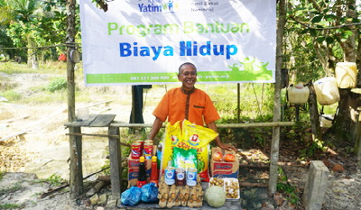 Rumah Yatim Riau Salurkan Bantuan Sembako Pada Lansia di Bengkalis