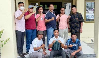 Bersinergi dengan Perangkat Pemdes, Indra King Sambangi Desa Kota Garo