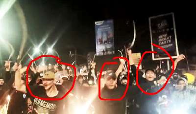 Kelompok Pemuda Bermotror Bersenjata Memblokade Lampu Merah Ciceri yang Viral Minta Diburu!