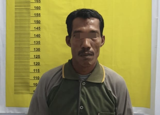 Setubuhi Anak Hingga Hamil 4 Bulan, "si Buyung" Meringkuk di Tahanan Polres Inhu