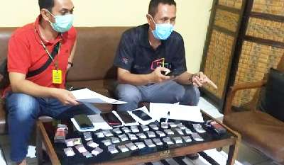 Dua Bungkus Rokok Berisi Puluhan Paket Sabu Nyaris Lolos Masuk Rutan Kelas I Bandung