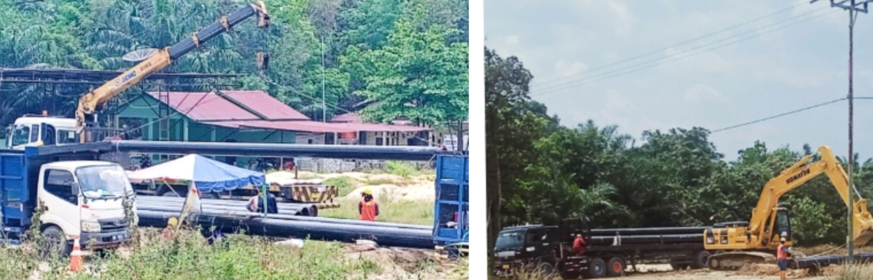 Diduga Pengerjaan Projec Penggantian pipa Minyak Blok Rokan Oleh PT Wahana Abaikan SOP