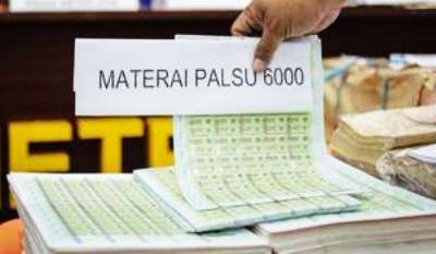 Negara Rugi Puluhan Milyar, 5 Orang Sindikat Materai Palsu Digulung Polisi