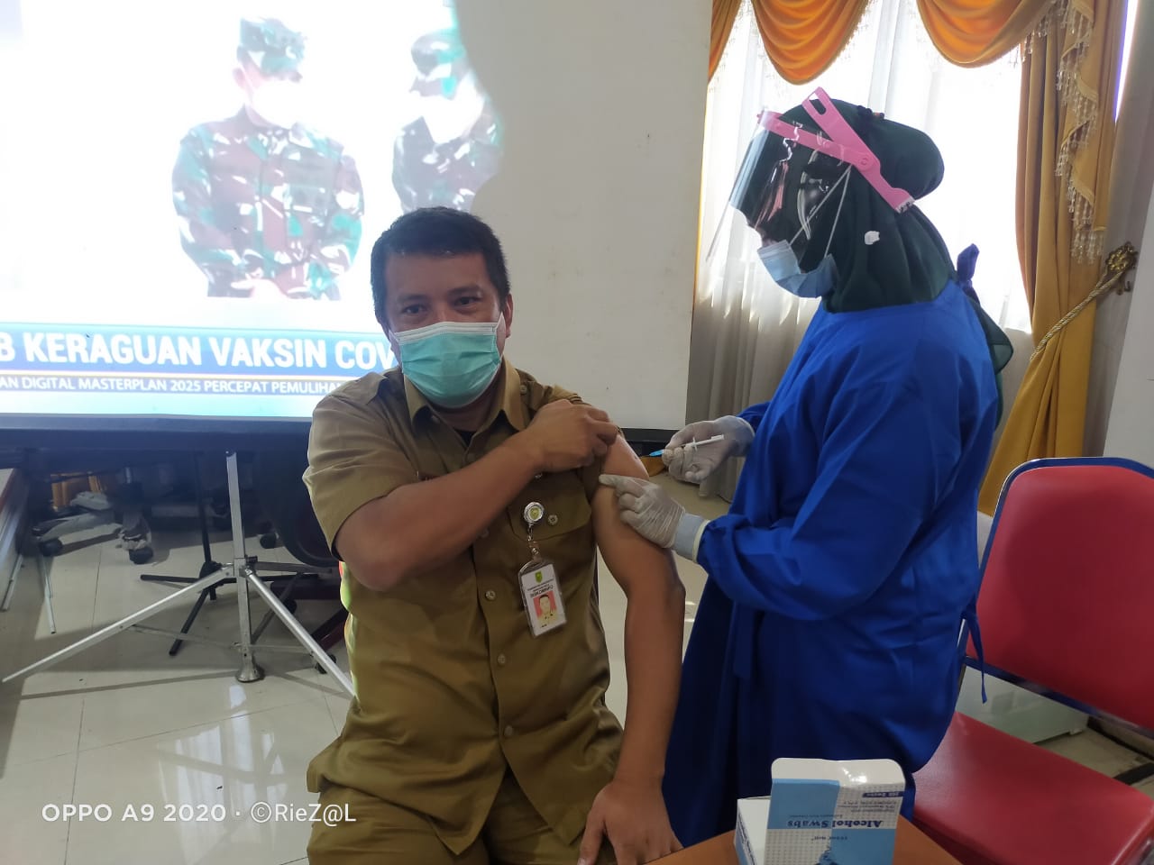 Ratusan ASN Pemkab Inhu Tuntaskan Vaksinasi Tahap II