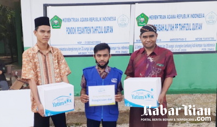 Rumah Yatim Riau Salurkan Bantuan untuk Ponpes Tahfizul Quran di Kampar