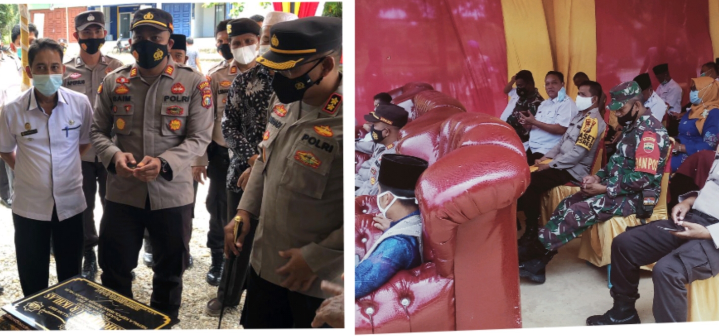 Kapolres Rohil Resmikan Musholah Nur Ikhlas Polsek Pujud