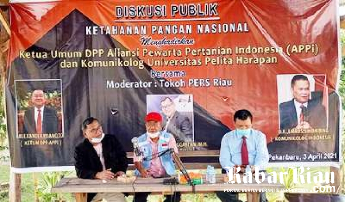 Diskusi Publik Ketahanan Pangan Nasional Emrus Sihombing Bahas Pesan Jokowi