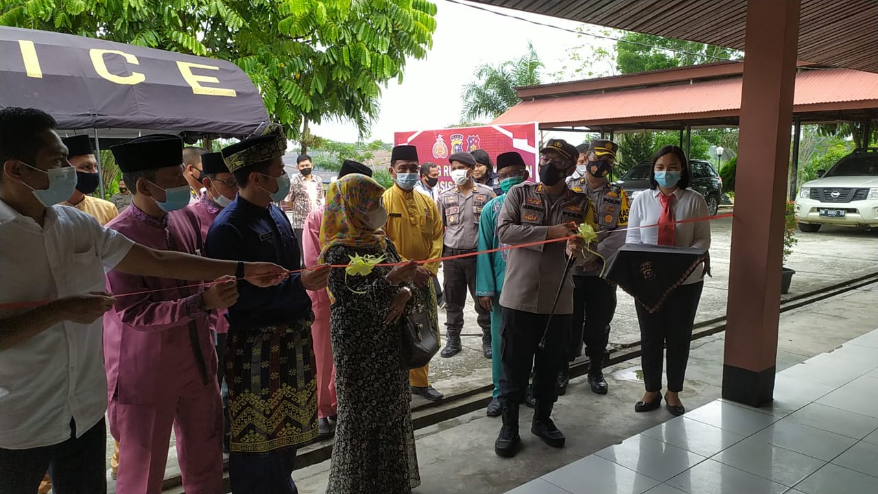 Kapolres Rohil Launching Ruang Penyidikan Sat Reskrim Berbasis Teknologi