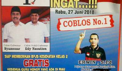 Gubri Syamsuar Dikatakan Ketua Relawan Guru Bantu Riau "Kacau?"