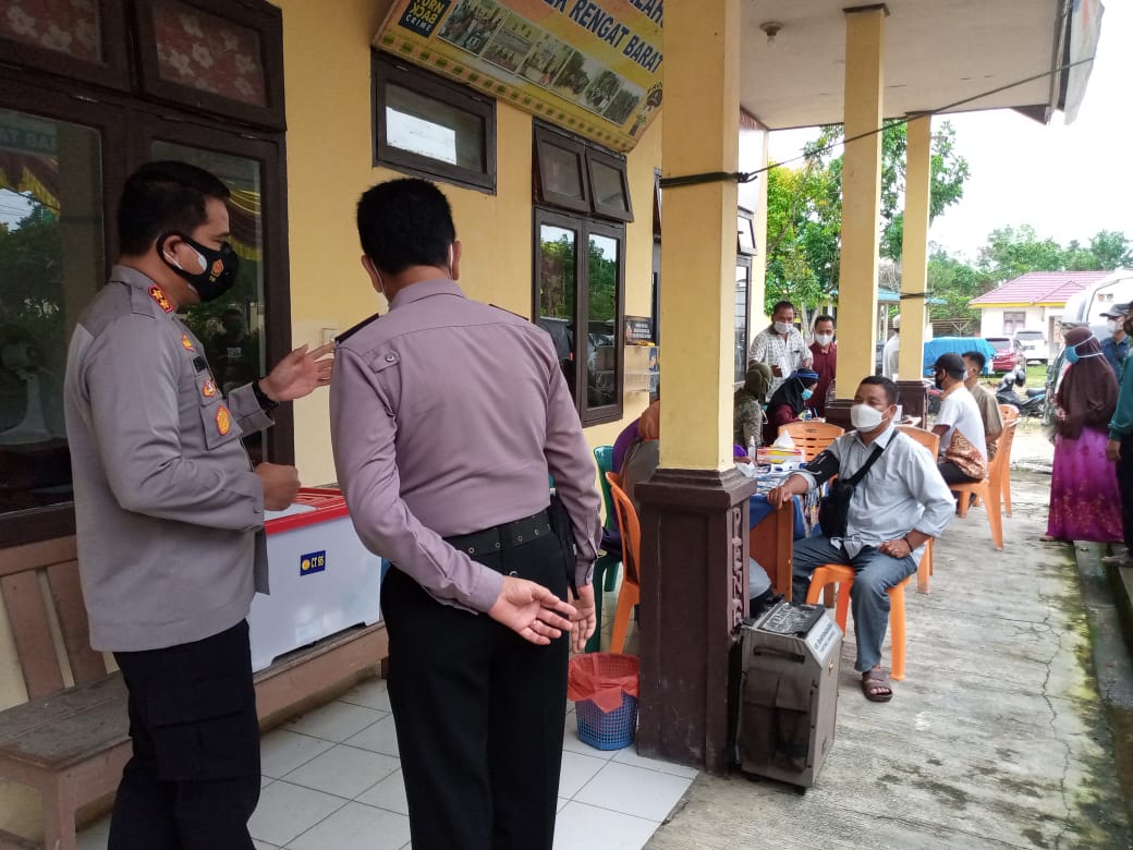 Sukses, Vaksinasi Massal Setiap Polsek Inhu Akan Disusul Pola Delivery