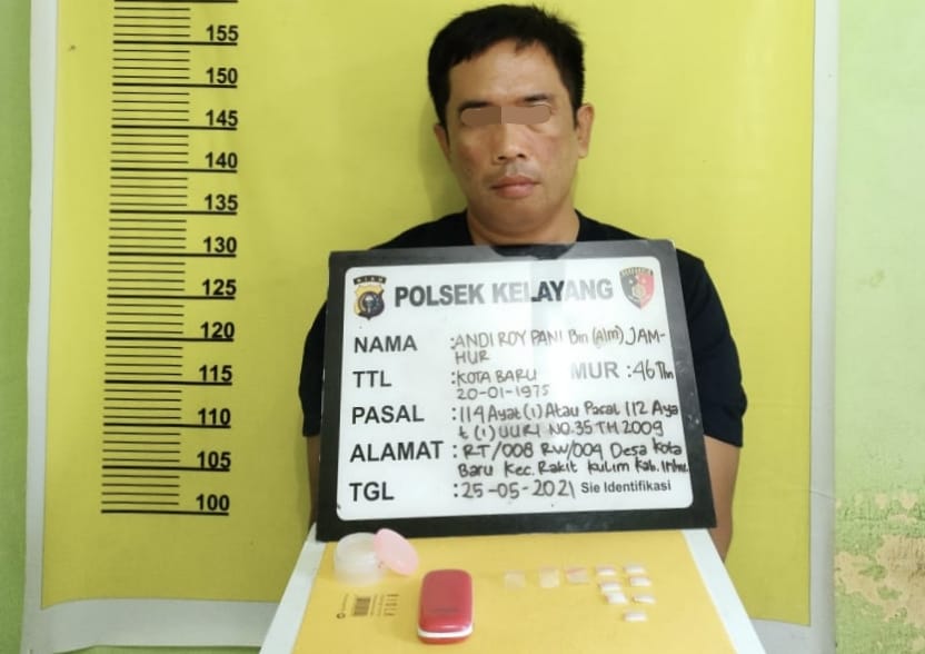 Simpan Sabu Dalam Pot Bunga, ARP Ditangkap