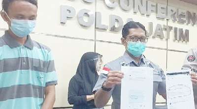 Unit Siber Ditreskrimsus Polda Jatim Tangkap Penghasut Rusuh di Jembatan Suramadu