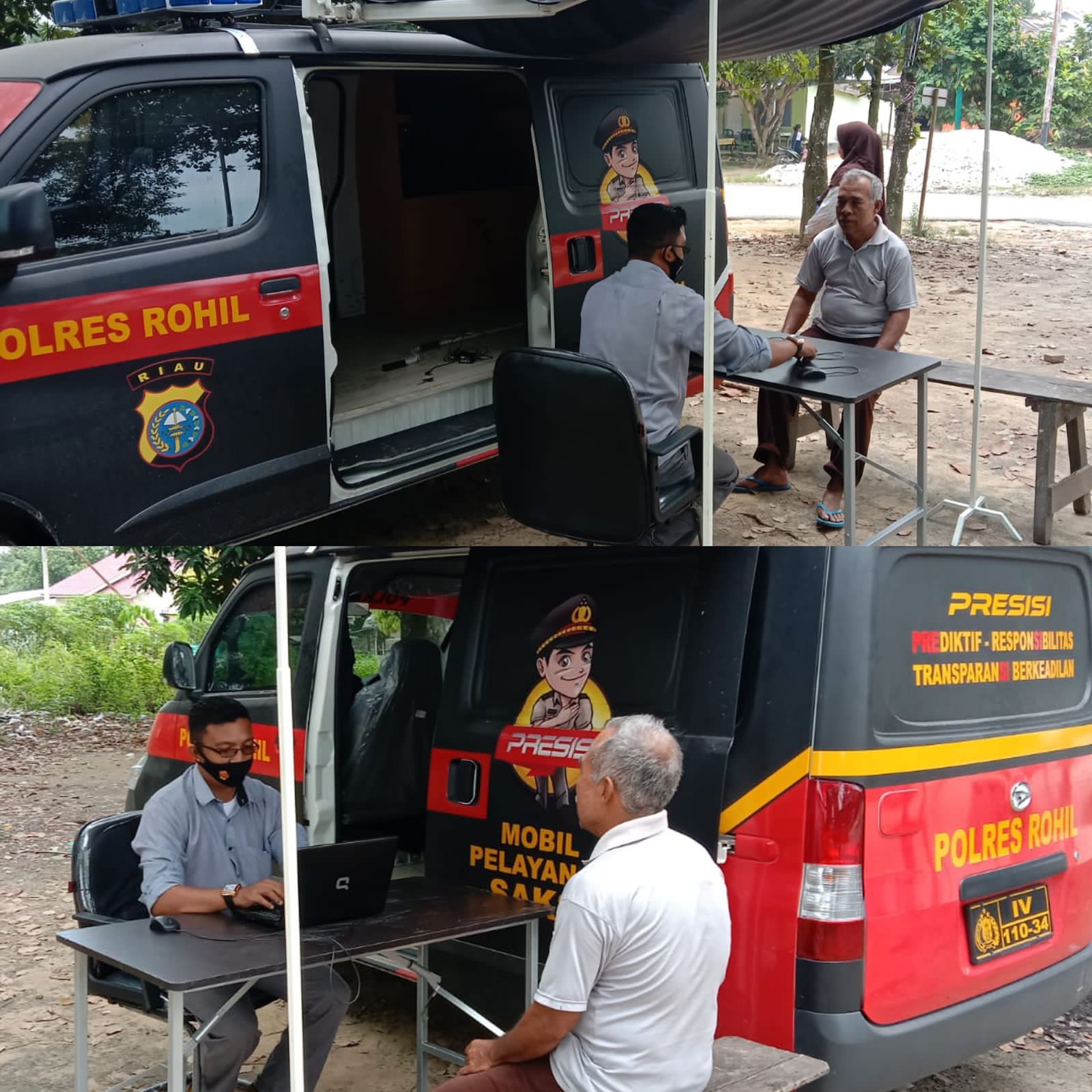 Terkait Pemanggilan Saksi! Satreskrim Polres Rohil Sudah Miliki Mobil Layanan Saksi. Ini Syaratnya