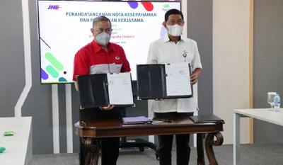 Memperluas Akses Masyarakat Terhadap Produk dan Layanan  PT Pegadaian Gandeng JNE
