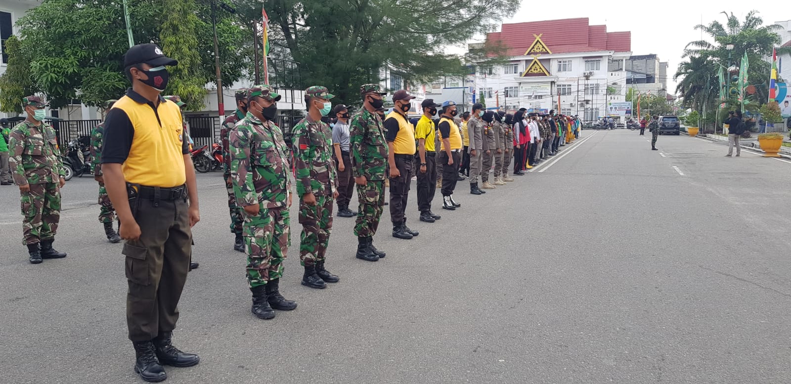 Kapolsek Bangko Hadiri Apel Bersama Dikegiatan Gerakan Kamis Bersih