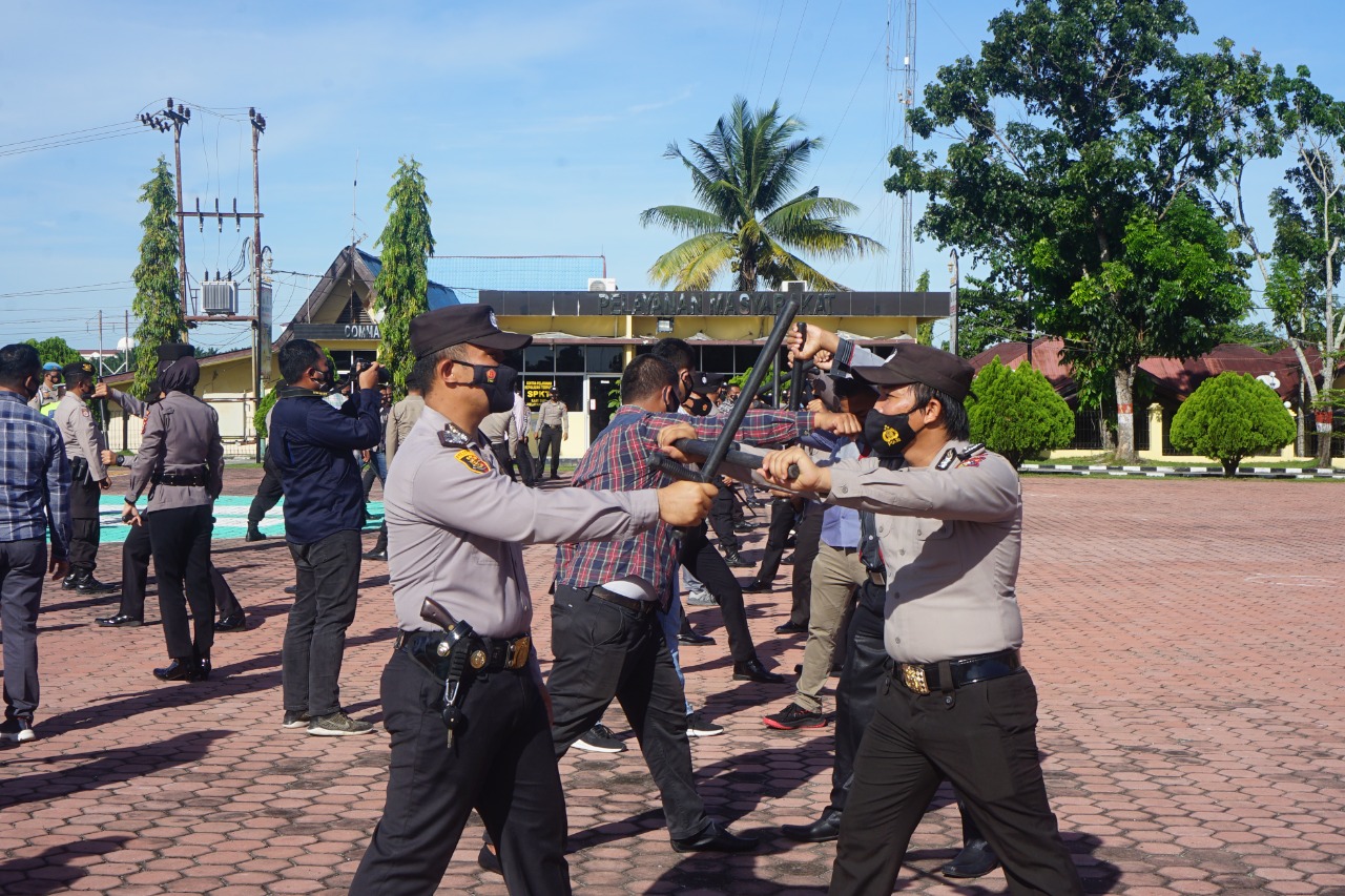 Polres Rohil Gelar Latihan Fungsi Teknis Kepolisian! Ini Harapannya