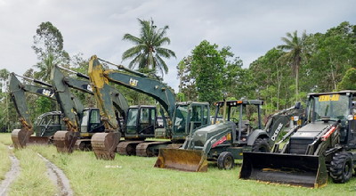 Alat Berat TNI Perkuat BNPB Dalam Penanganan Erupsi Semeru Diterjunkan