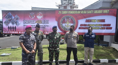 Bhakti Sosial Akabri 97 Wira Sakti, Bantu Ringankan Beban Korban Erupsi Semeru