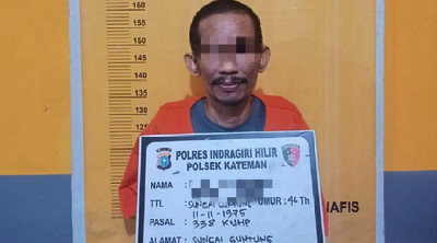 Kasus Pembunuhan ke 2 Tahun 2022,  Gegara Curiga Kawan Satu Pemakai Sabu di Inhil Dihabisi