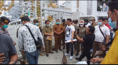 108 Infrastruktur Di Langkat dan 38 Desa Belum Tersentuh, Pendemo Minta Gubsu Jewer Bupati Langkat