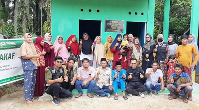 Sukses Goro, ACT Duri Resmikan Sumur Wakaf dari Pewakif dengan Doa Bersama