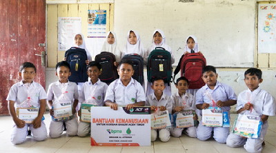 Korban Banjir Aceh Dapat Bantuan Donatur ACT Duri