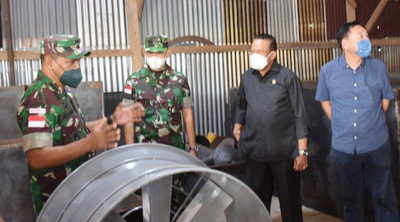 Petani Padi Kampung Sumber Harapan Tak Lagi Risau Musim Hujan Setelah Dibuatkan Ini Oleh Serka Adrian Manulang