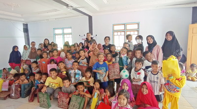 Berikan Trauma Healing Pada Anak Korban Gempa Pasaman, I-YES dan Pertamina Foundation Gandeng Pertamina