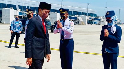 Rencana Serahkan Langsung Piala MotoGP 2022 Pada Pemenang, Jokowi Menuju Mandalika