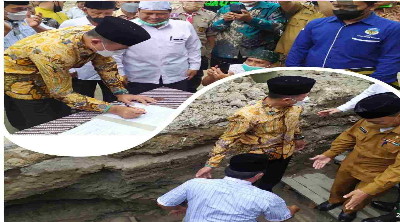 Peletakan Batu Pertama Di Masjid Raya Nurul Iman Batang Kuis, Wagubsu : Mari Berinfaq Untuk Masjid