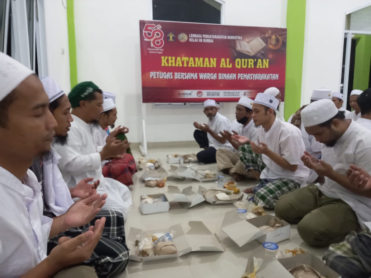 Luar Biasa..Lapas Narkotika Kelas IIB Rumbai Gelar Khataman Al Quran ! Ini Jumlahnya