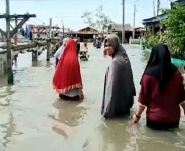 Lebaran Di Tengah Banjir Pasang Rob, Tokoh Medan Utara : Yakin Bobby Nasution Mampu Atasi 