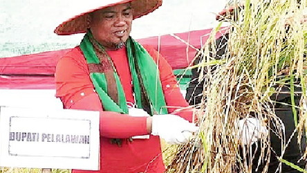 Panen Raya di Lumbung Padi Negeri Seiya Sekata, Ini Harap Zukri