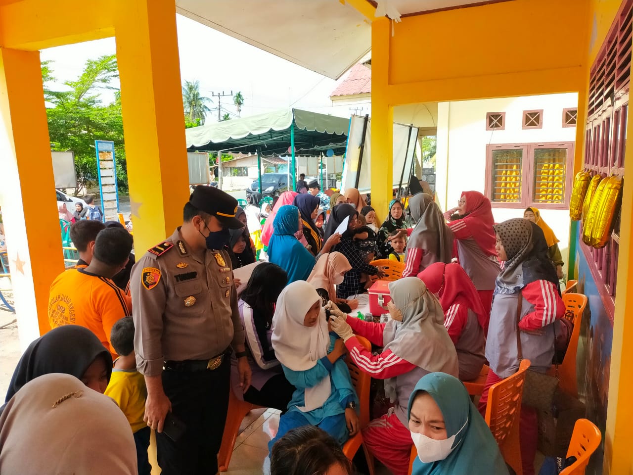 Kapolsek TPTM Hadiri Launcing BIAN Kecamatan Tanah Putih Tanjung Melawan ! Ini Kesiapan Personil Kedepannya