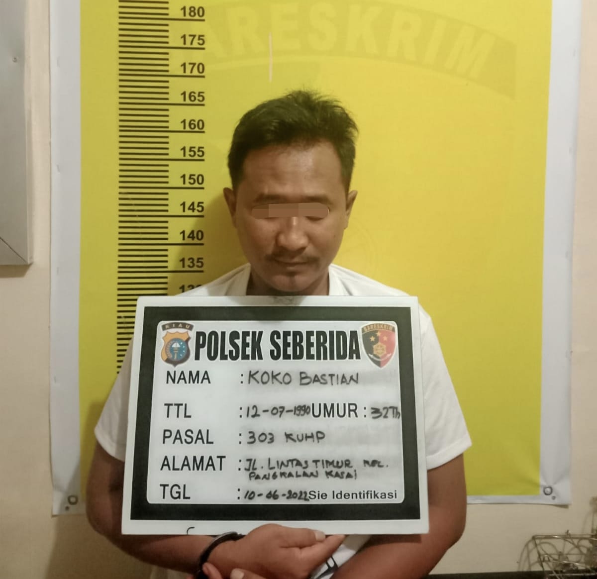 Polisi Seberida Inhu Ringkus Pelaku Togel Online