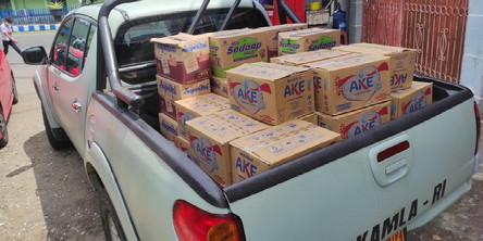 Bakamla RI Salurkan Bantuan Pada Korban Bencana Amurang