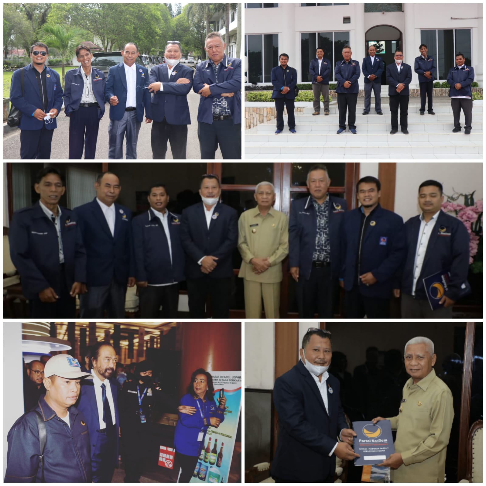 Silaturahmi Restorasi Pasca Rakernas Nasdem Bersama Bupati Asahan