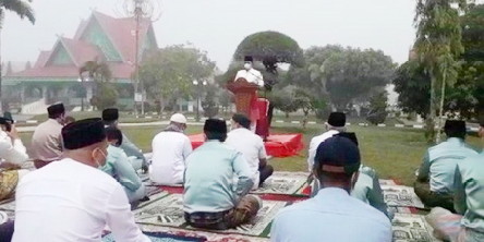 Mengingat Masih Pandemi H Zukri Shalat Idul Adha Terapkan Prokes