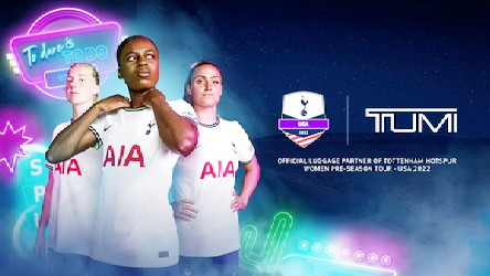 Tim Wanita Tottenham Hotspur dalam Tur Pramusim Resmi Disponsori TUMI